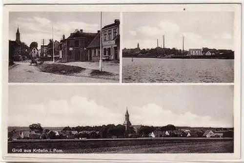 53782 Mehrbild Ak Gruß aus Kröslin in Pommern 1939