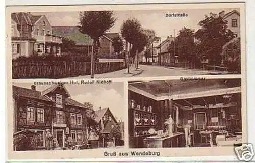 28159 Mehrbild-Ak Gruß aus Wendeburg Gasthof usw. 1935