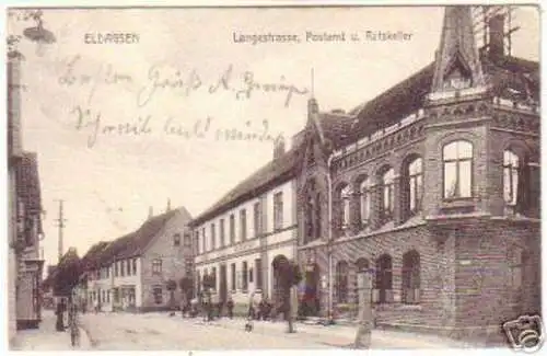 13920 Feldpost Ak Eldagsen Langestrasse 1915