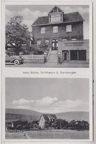 53779 Mehrbild Ak Rolfshagen bei Steinbergen Haus Bühne um 1940