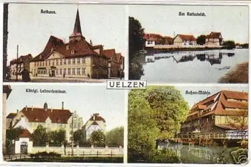 11545 Mehrbild Ak Uelzen Mühle usw. 1933