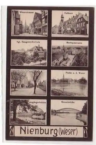 57356 Mehrbild Ak Nienburg (Weser) um 1910