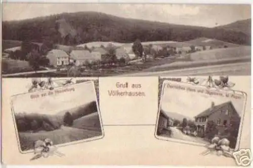 15488 Mehrbild Ak Gruß aus Völkerhausen 1913