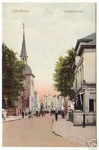 13490 Ak Oldenburg i. Gr. Langestrasse um 1910