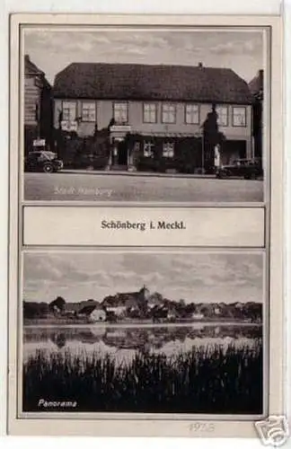 09877 Ak Schönberg in Mecklenburg Gasthof 1938