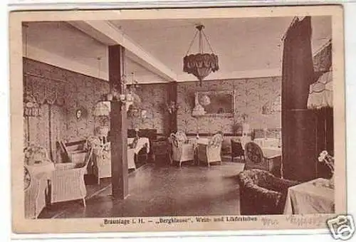 25227 Ak Braunlage im Harz Gasthaus "Bergklause" 1925