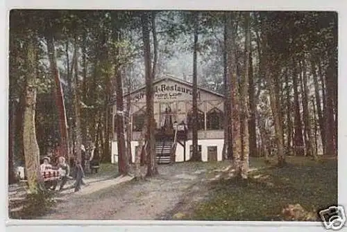 35738 Ak Ückeritz auf Usedom Strand-Restaurant 1918