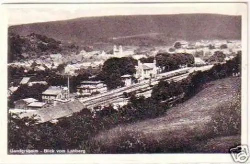 25099 Ak Gandersheim Blick vom Lahberg 1937