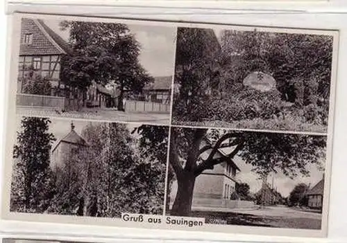 55201 Mehrbild Ak Gruß aus Sauingen Gastwirtschaft 1941