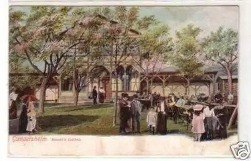 34176 Ak Gandersheim Heuer´s Garten 1909