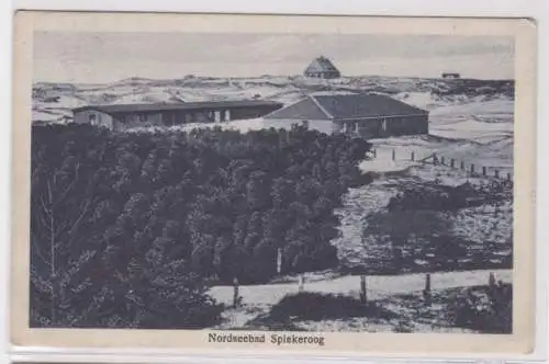 65757 Ak Nordseebad Spiekeroog - Totalansicht mit Dünen und Häusern 1926