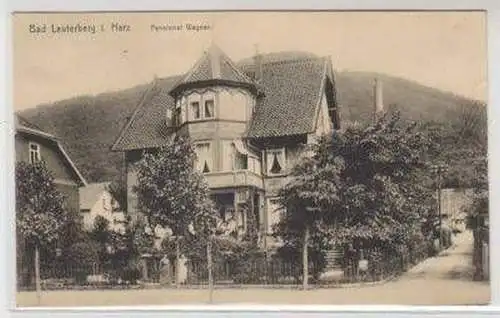 49567 Ak Bad Lauterberg im Harz Pensionat Wagner 1917