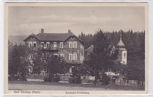 92211 Ak Bad Sachsa (Harz) Berghotel Pfaffenberg 1933