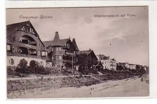 51461 Ak Ostseebad Bansin Strandpromenade mit Villen um 1910