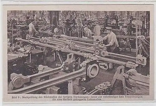 64133 Ak Hanomag Hannover Linden Lokomotivtreibstangenbau Bild 9 um 1930