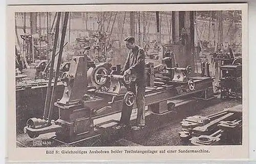 63615 Ak Hanomag Hannover Linden Lokomotivtreibstangenbau Bild 8 um 1930