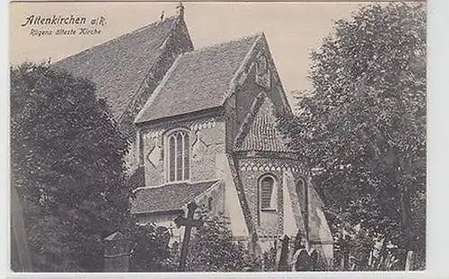 62407 Ak Altenkirchen auf Rügen Rügens älteste Kirche 1910