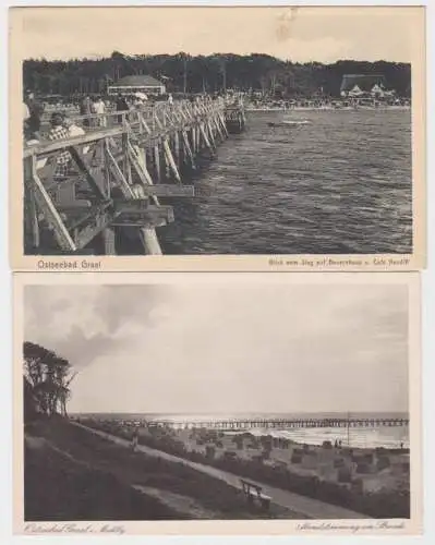 81849/2 Ak Ostseebad Graal in Mecklenburg um 1926