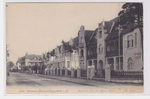 74648 AK Ostseebad Brunshaupten in Mecklenburg - Westlicher Teil des Bülow-Weges