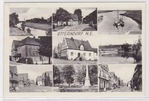 97636 Mehrbild Ak Otterndorf Niederelbe Ortsansichten 1954