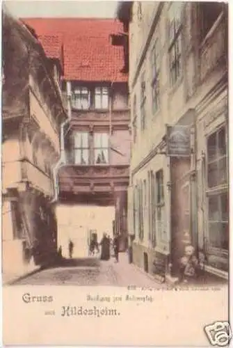 20605 Ak Gruss aus Hildesheim um 1900