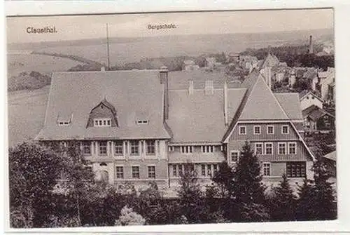 59631 Ak Clausthal Bergschule um 1910