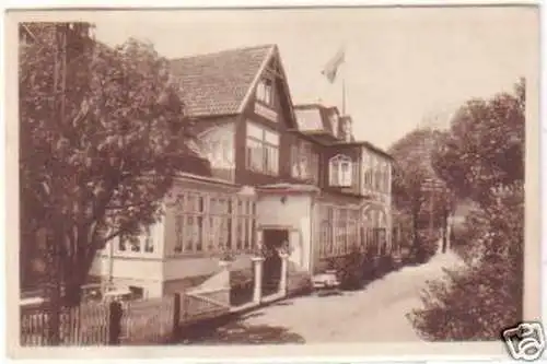 28153 Ak Braunlage Oberharz Pension Deutsches Haus 1935