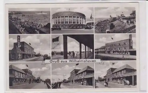 85362 Mehrbild AK Gruß aus Wilhelmshaven - verschiedene Ortsansichten um 1940