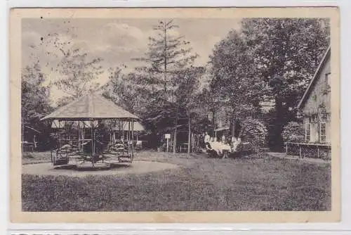 88909 AK 'Grüner Wald' am Urwald Bockhorn - Besitzer W. Lange, Karussell 1928