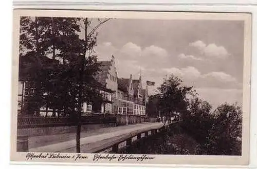 20438 Ak Ostseebad Lubmin in Pommern Eisenbahn Erholungsheim 1939