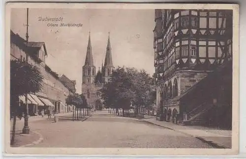 70164 Feldpost Ak Duderstadt obere Marktstrasse 1916