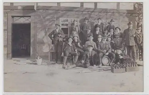 70012 Foto Ak Hildesheim Studentenausflug mit Hildesheimer Aktienbrauerei 1912