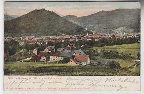 71522 Soldaten Ak Bad Lauterberg im Harz vom Butterberg, 1912
