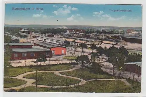 70092 Feldpost Ak Munsterlager in Hann. Truppen-Übungsplatz 1915