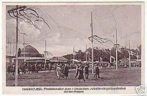 12232 Ak Hannover 1. Deutsches Arbeitersängerfest 1928