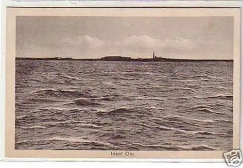 25239 Ak Insel Oie Ostsee Totalansicht 1928