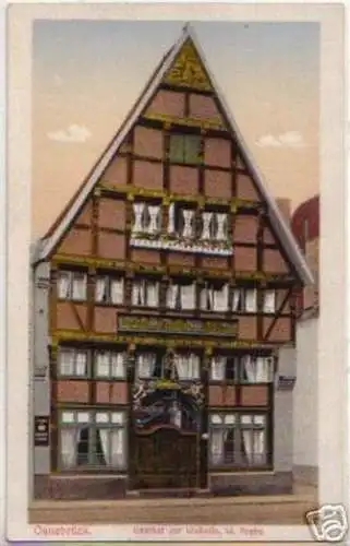 13637 Ak Osnabrück Gasthof zur Walhalla um 1920