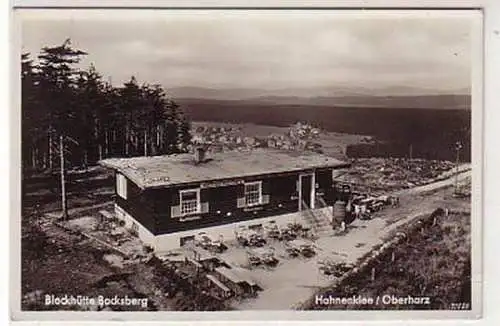 25847 Ak Hahnenklee Oberharz Blockhütte Bocksberg 1932