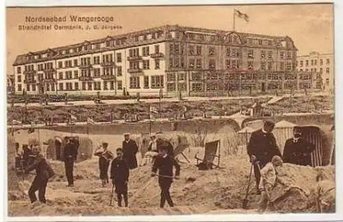 32770 Ak Wangeroog Strandhotel Germania um 1920