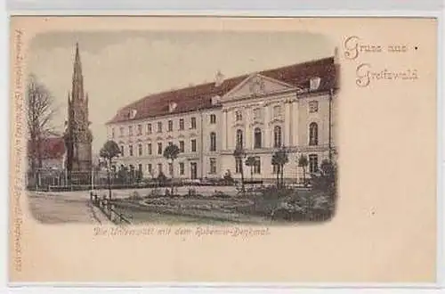 42092 Ak Gruß aus Greifswald Universität um 1900