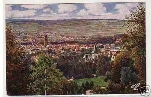 65823 Künstler Ak Göttingen Blick vom Eulenberg 1924