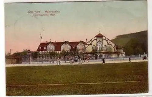 42992 Ak Hahnenklee Oberharz Hotel deutsches Haus 1910