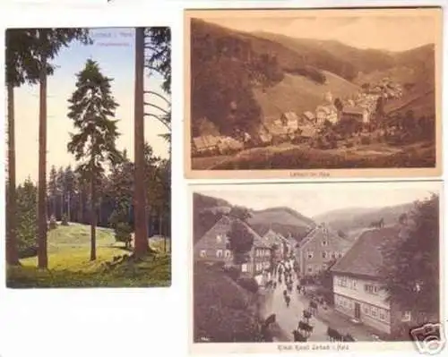 16322/3 Ak Kurort Lerbach im Harz um 1920