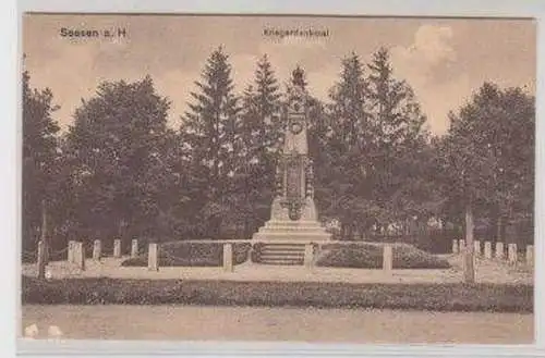 46546 Feldpost Ak Seesen am Harz Kriegerdenkmal 1916