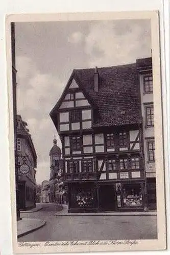 60205 Ak Göttingen Quentin´sche Straße mit Blick in die Kurze Straße um 1940