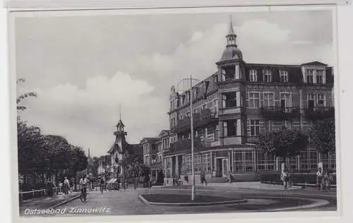 94706 AK Ostseebad Zinnowitz - Strandpromenade mit Geschäften