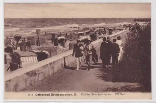 99054 Ak Ostseebad Brunshaupten i.M. östliche Strandpromenade um 1930