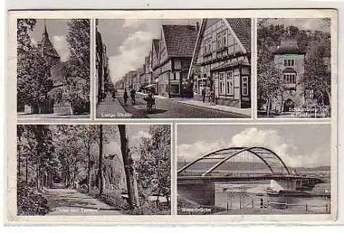 25266 Mehrbild Ak Hess.-Oldendorf am Wesergebirge 1957