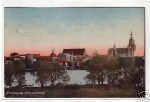 09511 Ak Stralsund Knieperteich 1927