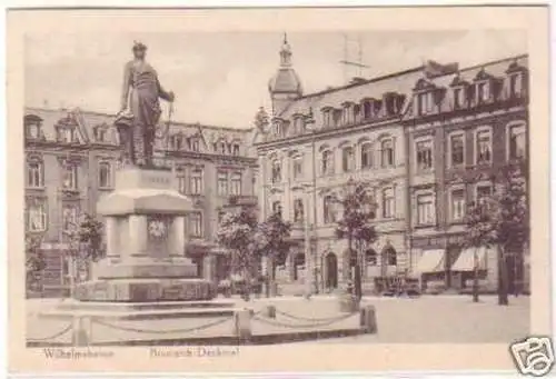 26096 Feldpost Ak Wilhelmshaven Bismarck Denkmal 1918